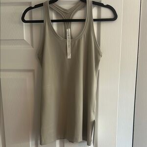 Lululemon Athletica Brown Fitted Tank Top